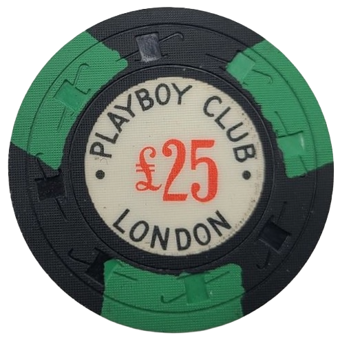 Playboy Club Casino London England £25 Pounds Chip