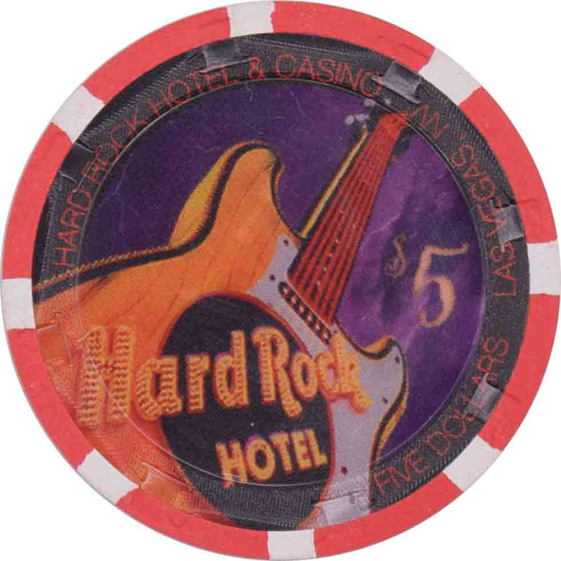 Hard Rock Casino Las Vegas Nevada $5 Halloween Chip 2008