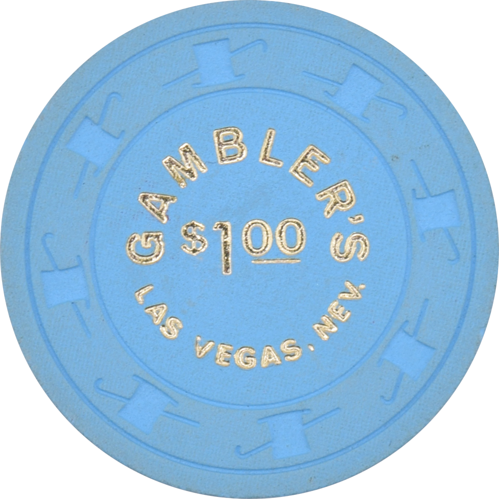 Gambler's (Hall of Fame) Casino Las Vegas Nevada $1 Chip 1974