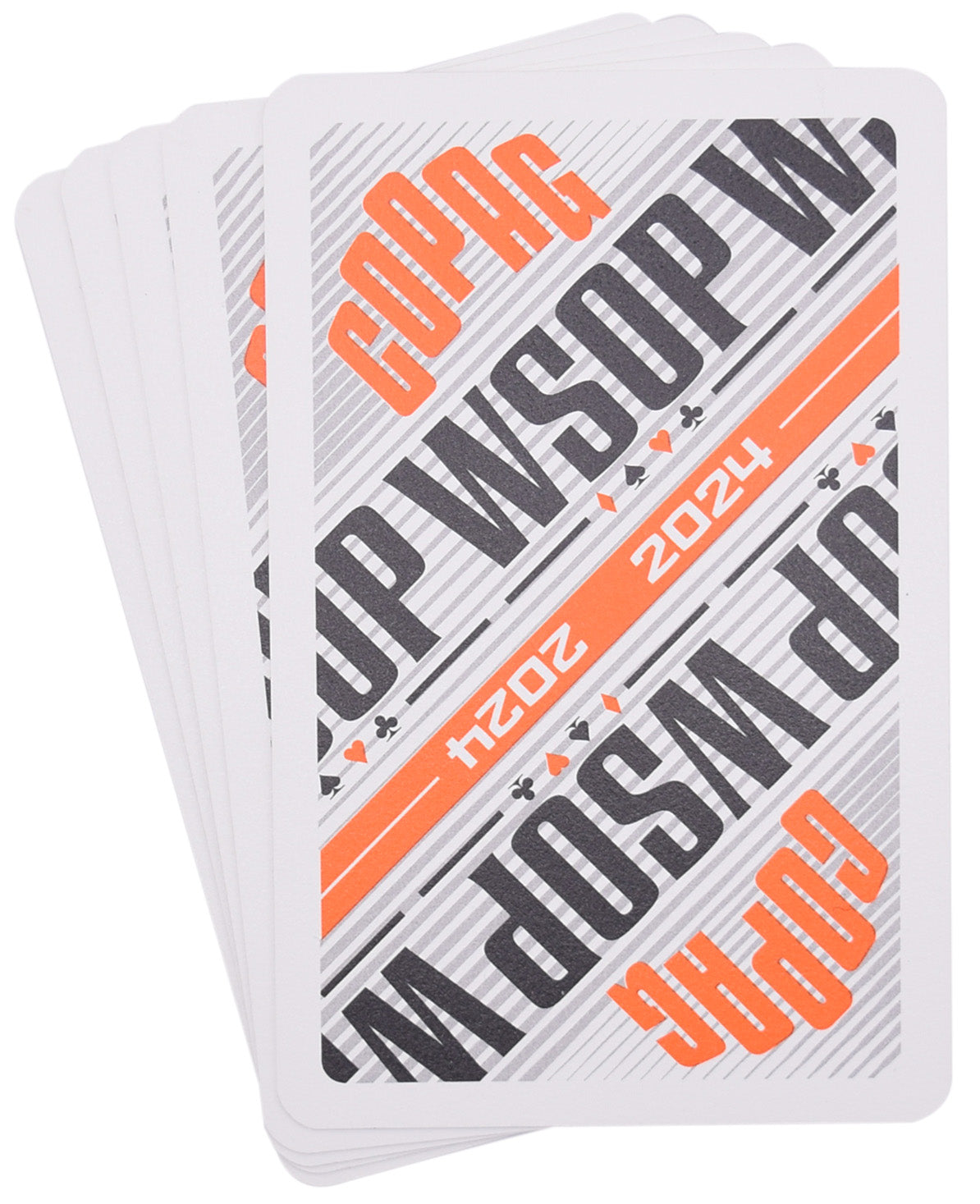 Copag WSOP 2024 Modern Tournament Played 100% Plastic Playing Cards - Narrow Size (Bridge)