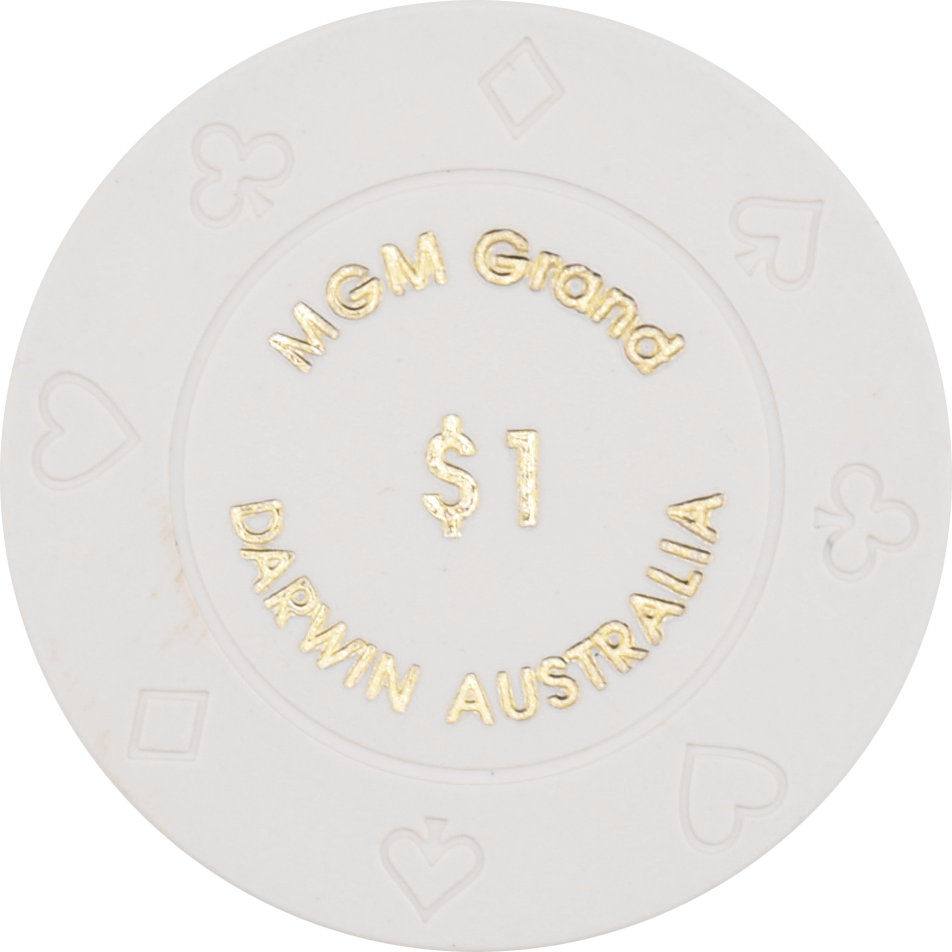 MGM Grand Casino Darwin NT Australia $1 Chip