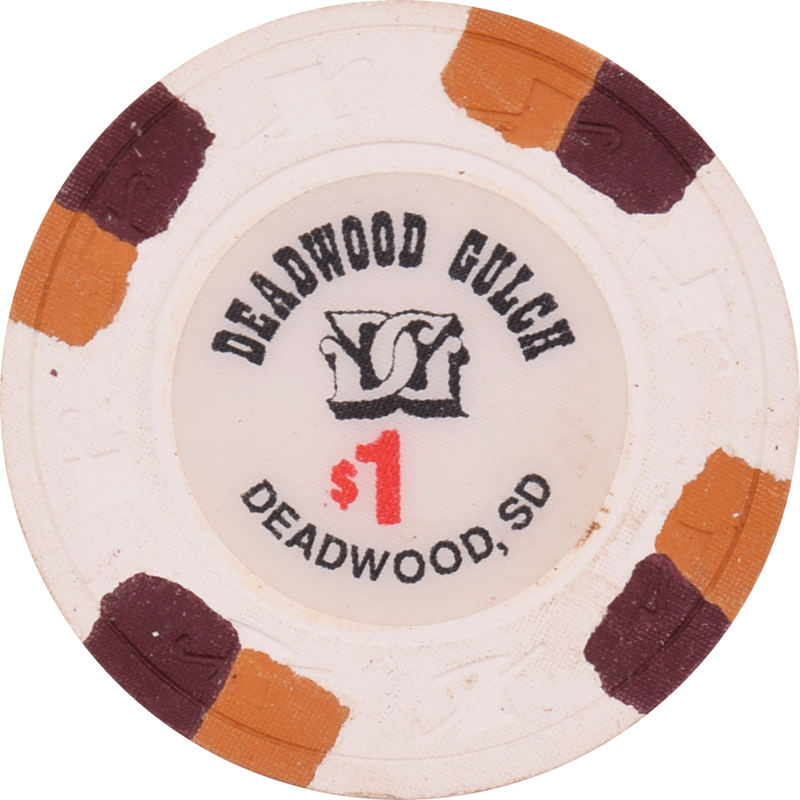 Deadwood Gulch Resort Casino Deadwood South Dakota $1 Chip