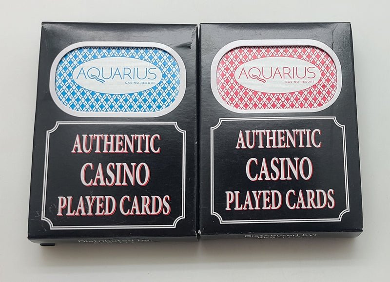 Aquarius Casino Used Playing Cards Laughlin Nevada