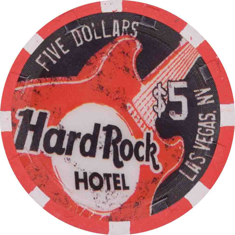 Hard Rock Casino Las Vegas Nevada $5 Valentine's Day Chip 2007