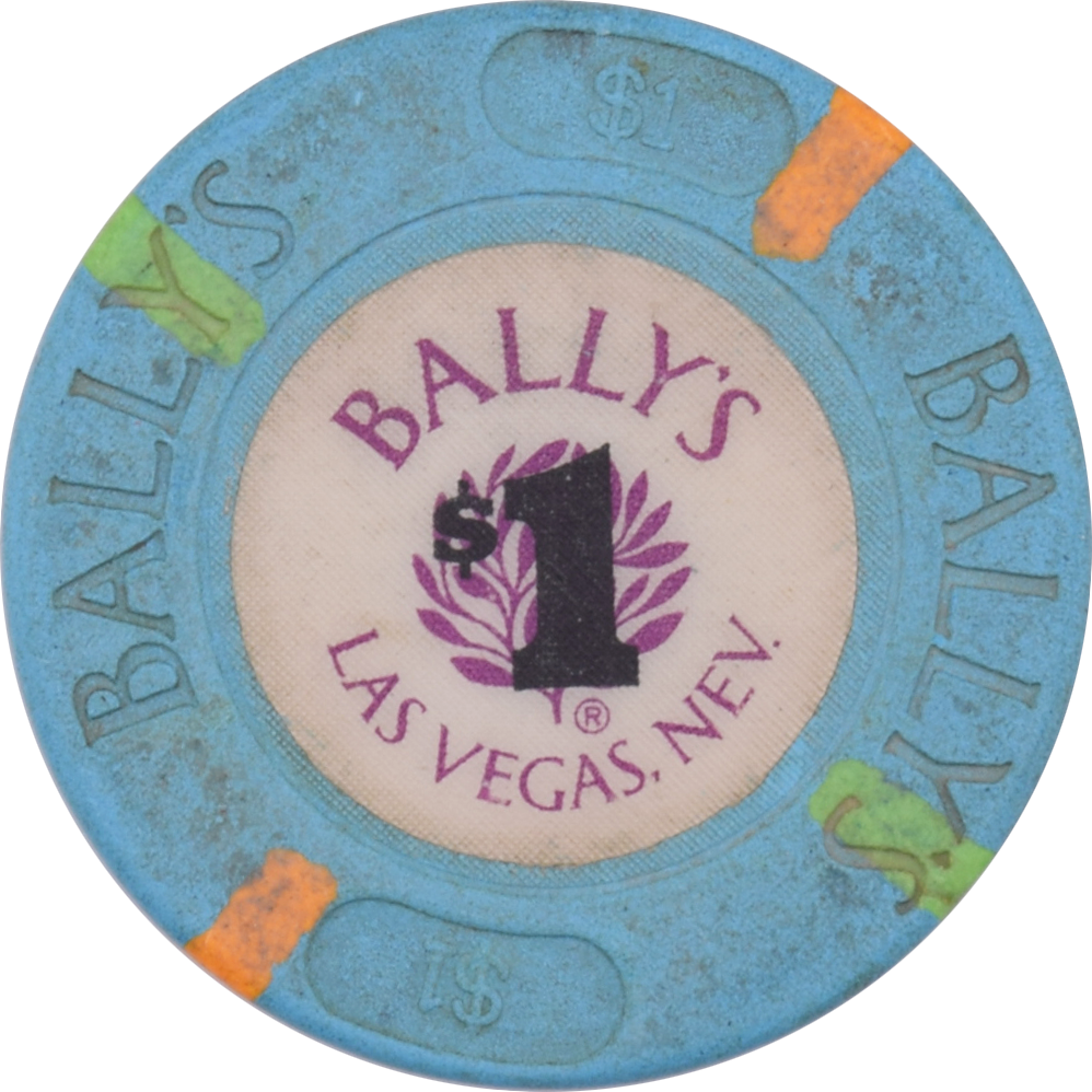 Bally's Casino Las Vegas Nevada $1 Chip 1986