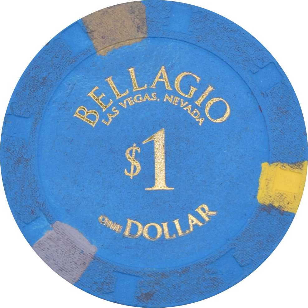 Bellagio Casino Las Vegas Nevada $1 Hot Stamp Chip 2023