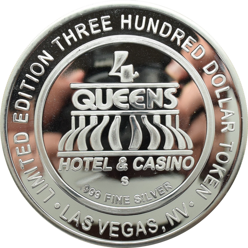 Four Queens Casino Las Vegas "St Patrick's Day" $300 Silver Strike .999 Fine Silver 2019