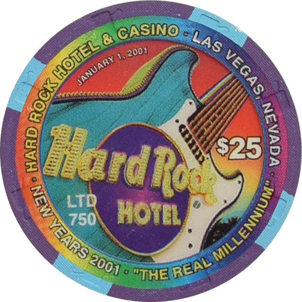 Hard Rock Casino Las Vegas Nevada $25 Van Morrison Chip 2000