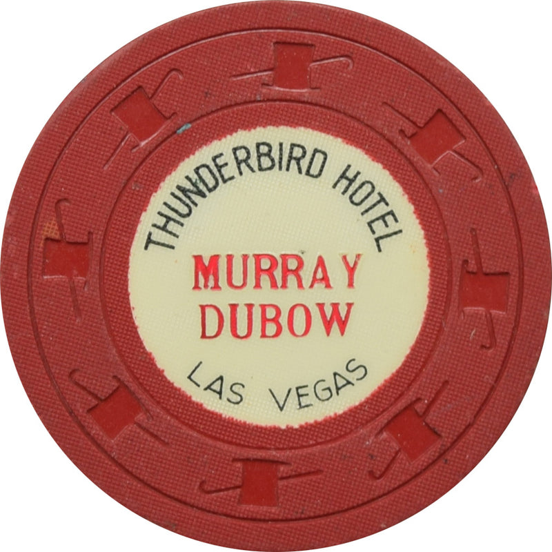 Thunderbird Casino Las Vegas Nevada $1 Murray Dubow Chip 1962