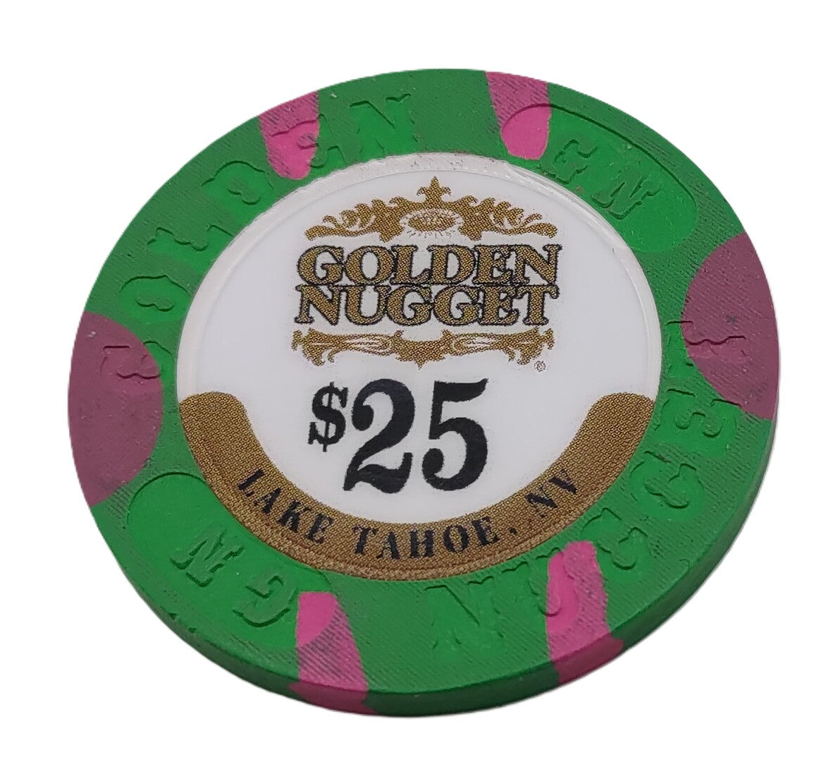 Golden Nugget Casino Lake Tahoe Nevada $25 Chip 2023