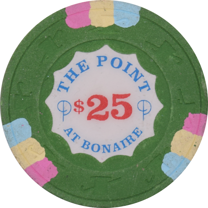 The Point at Bonaire Casino Kralendijk Bonaire $25 Chip