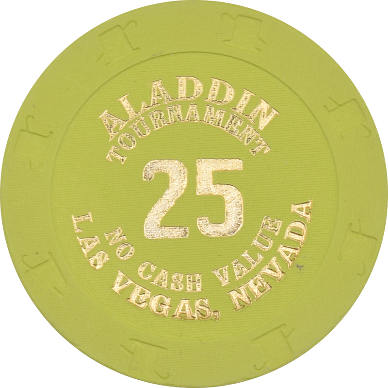 Aladdin Resort & Casino Las Vegas Nevada $25 NCV Chip 2000