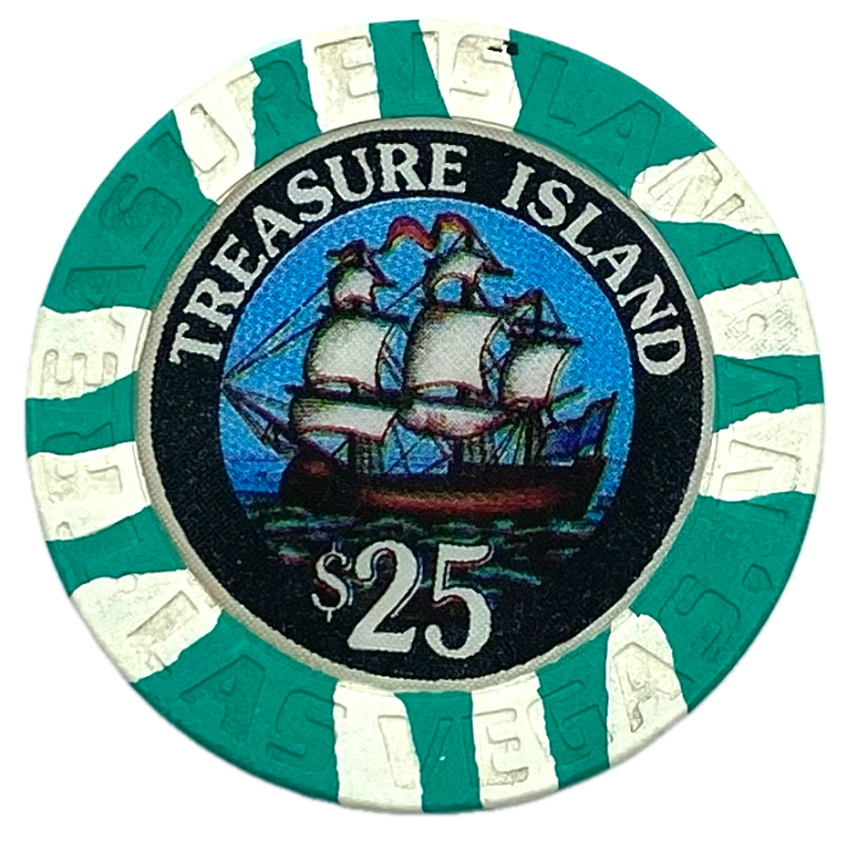 Treasure Island Casino Las Vegas NV $25 Chip 1993