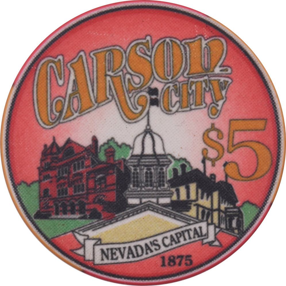 Cactus Jack's Casino Carson City Nevada $5 1992 Collector's Edition Chip