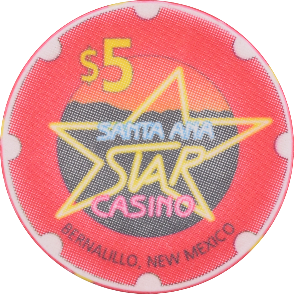 Santa Ana Star Casino Bernalillo New Mexico $5 Chip