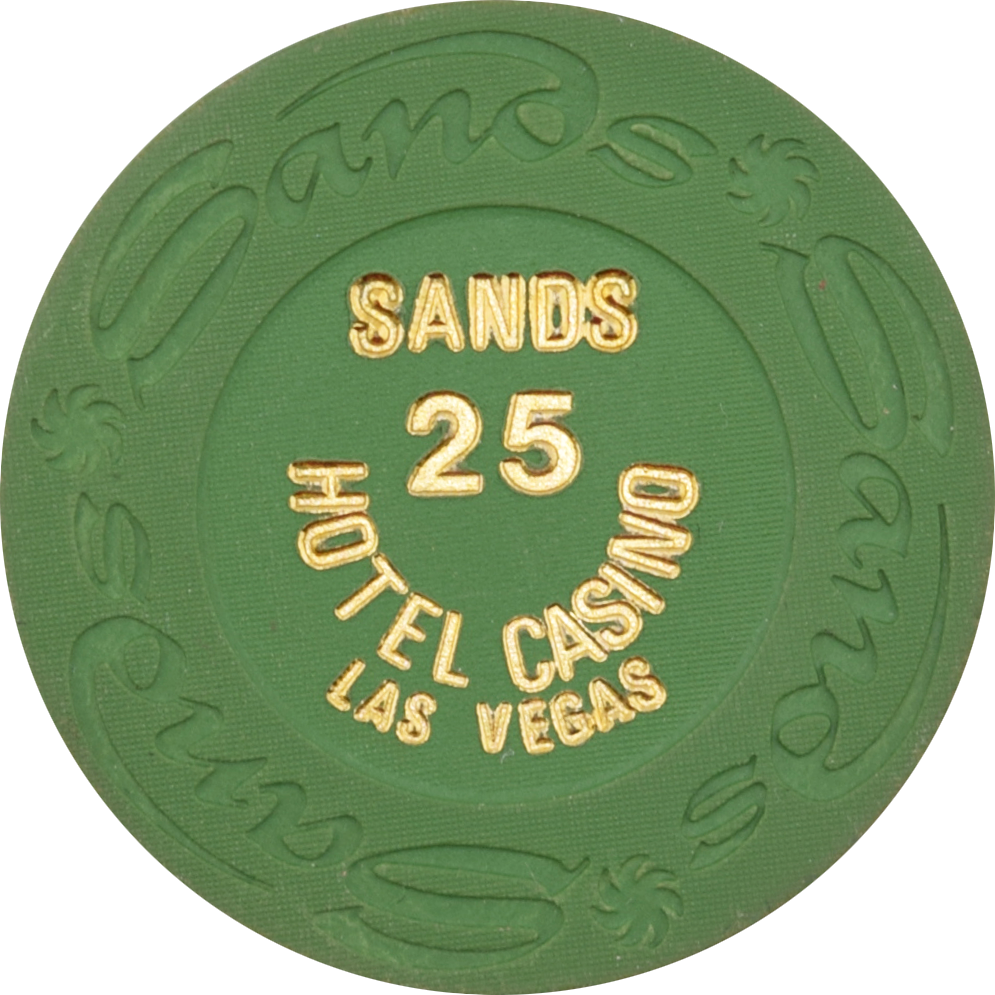 Sands Casino Las Vegas Nevada $25 NCV Chip 1980s