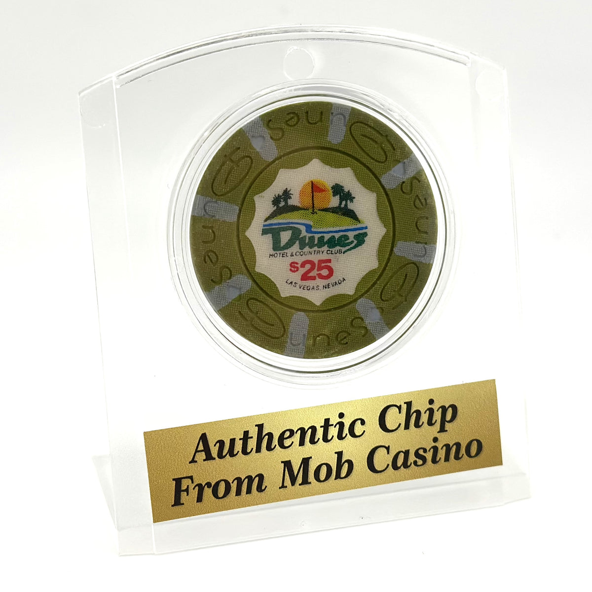 Mob Casino Chip with Poker Stand