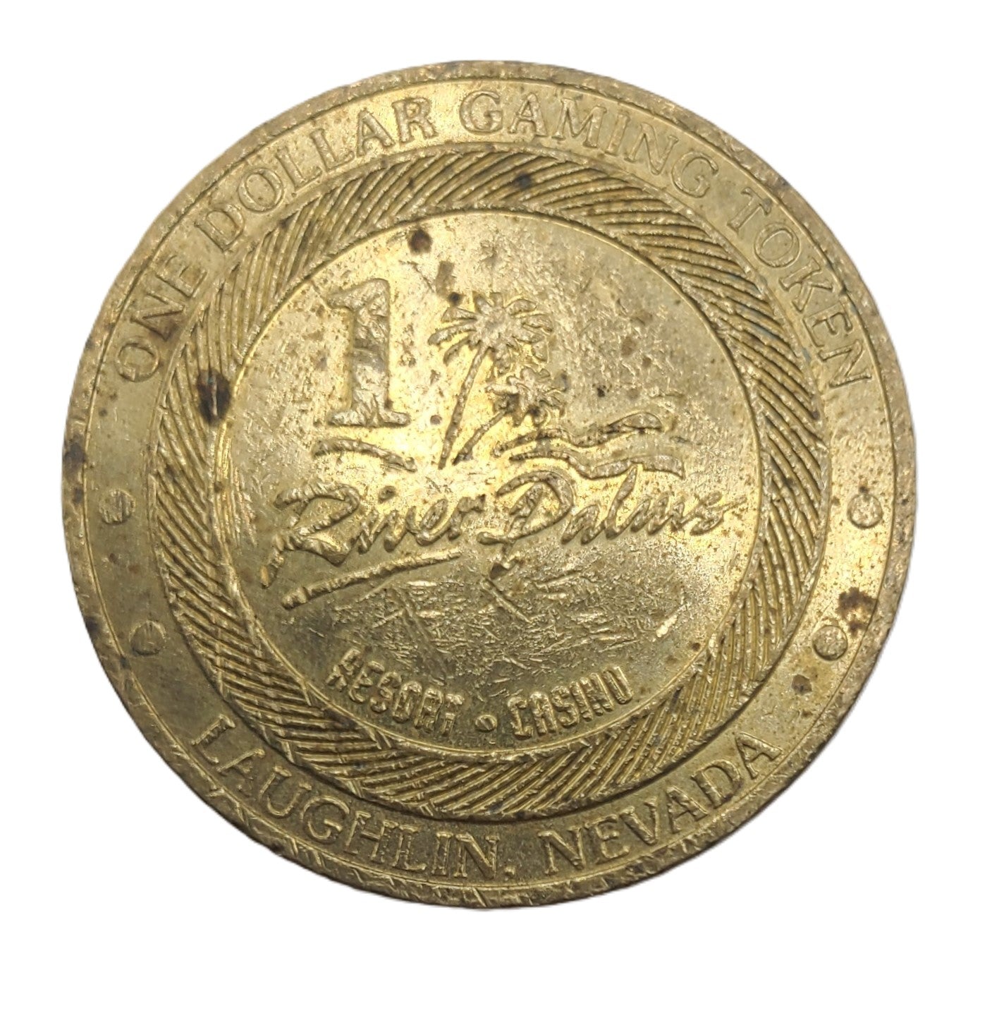 River Palms Resort Casino $1 Token Laughlin Nevada 1988