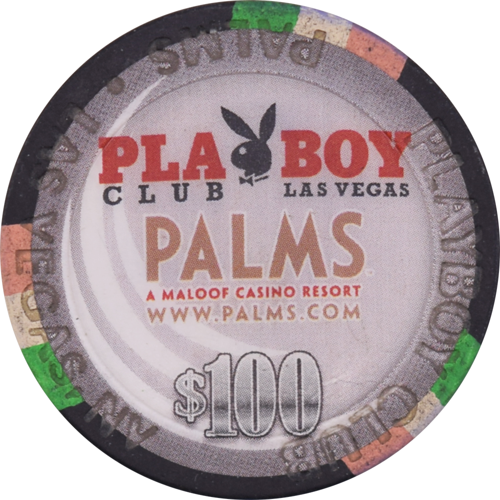 Playboy Palms Casino Las Vegas Nevada $100 Heather Kozar Chip 2008