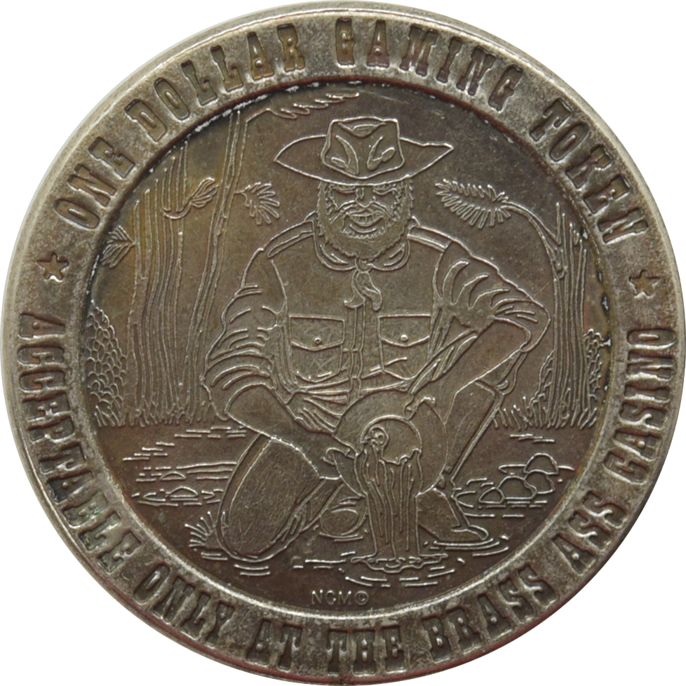 The Brass Ass Casino Cripple Creek Colorado $1 Token 1991