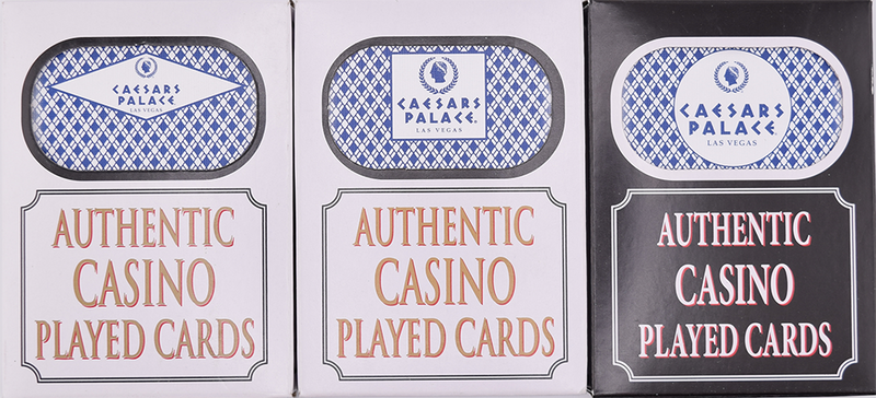 Caesars Palace Blue (3 Designs) Casino Deck