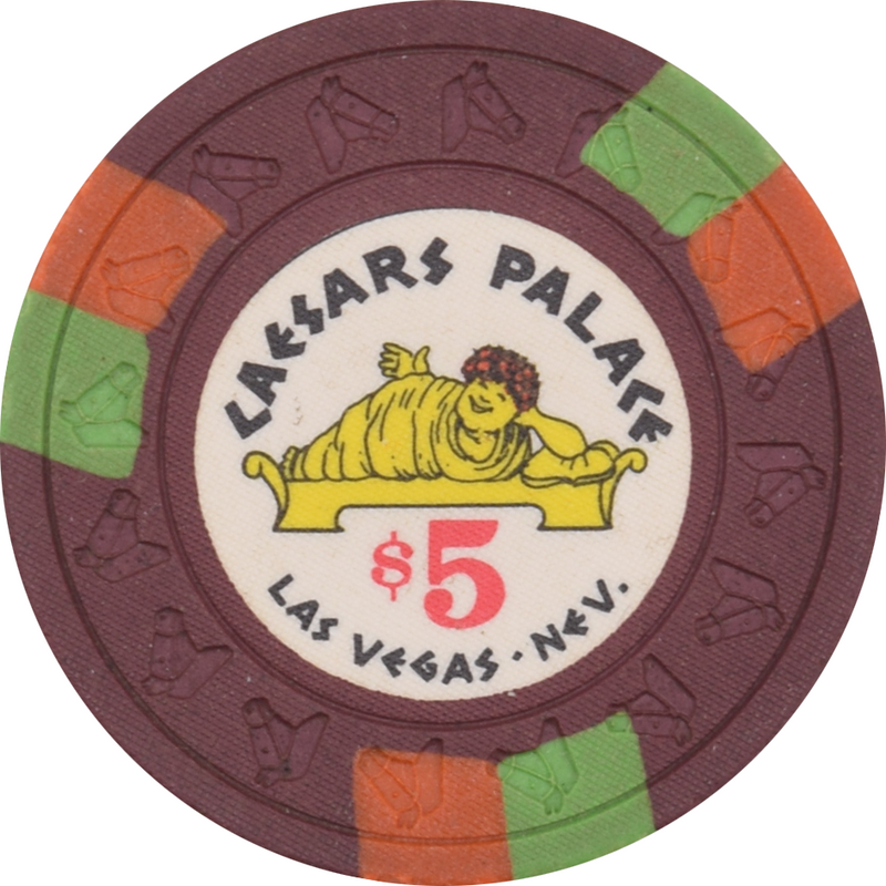 Caesars Palace Casino Las Vegas Nevada $5 Chip 1970
