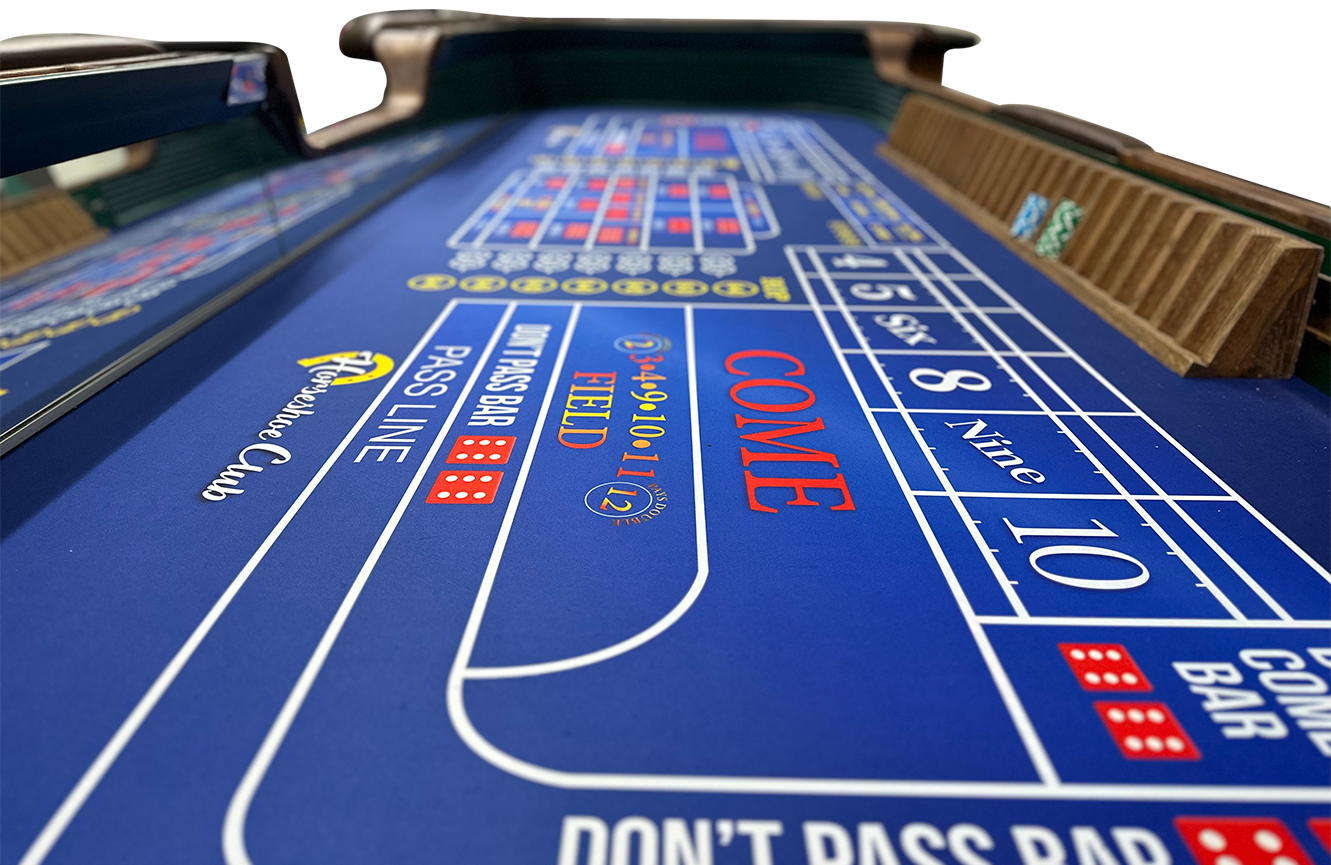 Casino Quality / Previous Binion's Horseshoe Club Las Vegas Used 12ft. Craps Table