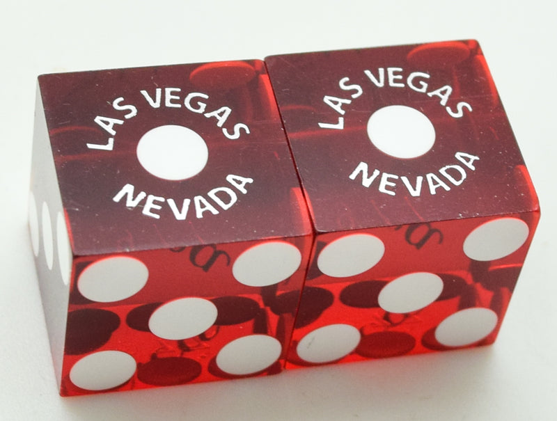 Circa Casino Las Vegas Nevada Matching Number Used Pair of Dice