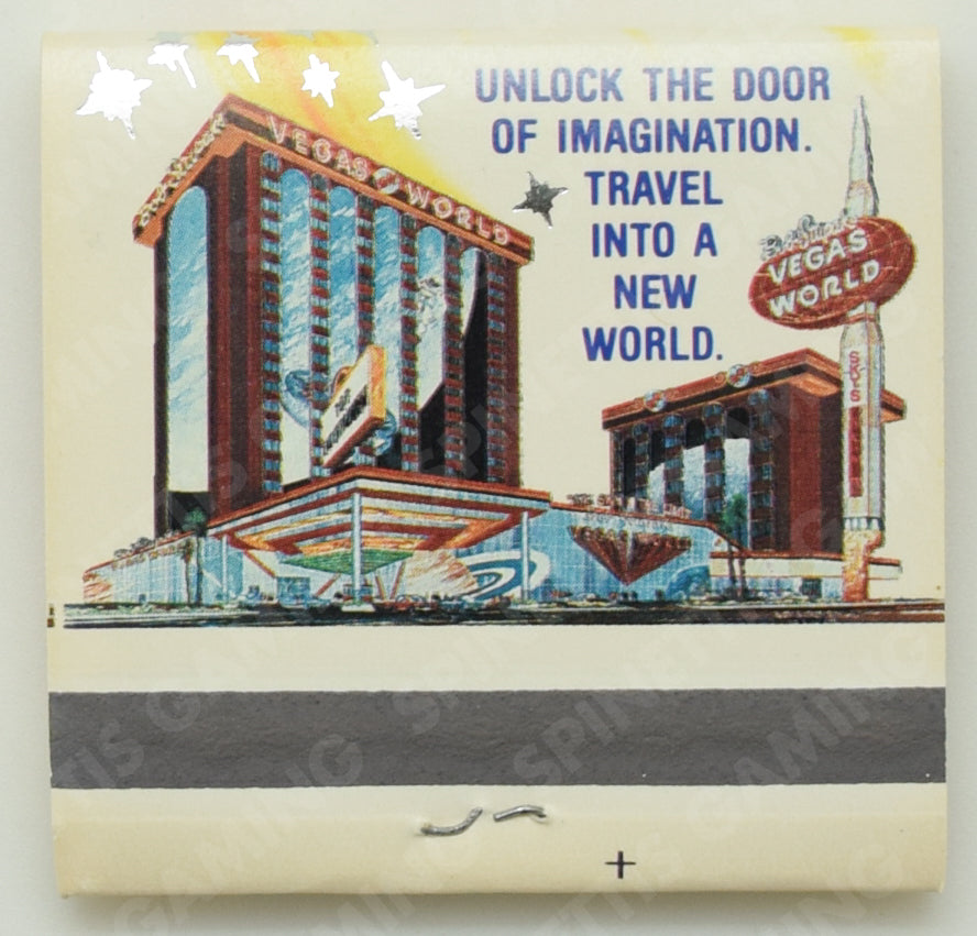 Bob Stupak's Vegas World Casino Las Vegas Nevada Used Matchbook