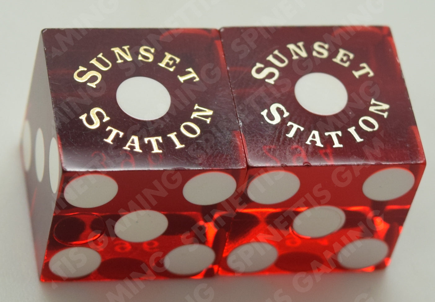 Sunset Station Casino Pair of Dice Matching Las Vegas Nevada