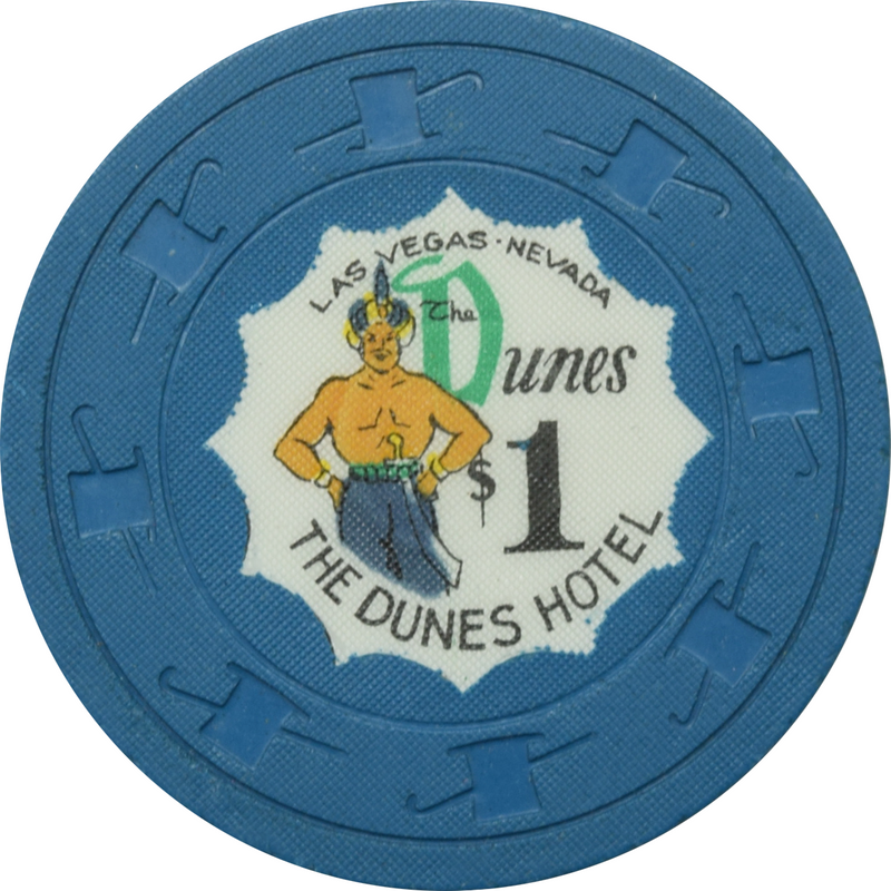 Dunes Hotel Casino Las Vegas Nevada $1 Chip 1964