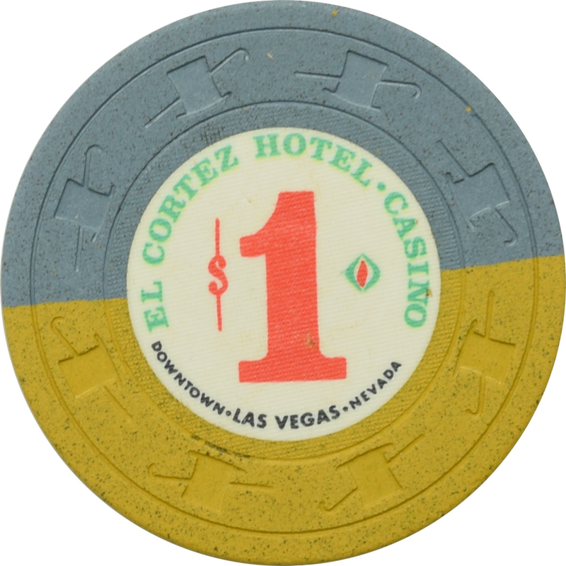 El Cortez Casino Las Vegas Nevada $1 Chip 1967