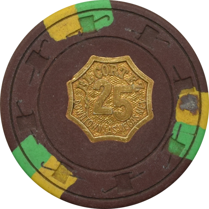 El Cortez Casino Las Vegas Nevada $25 Chip 1974