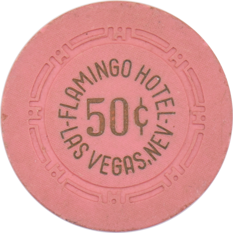 Flamingo Casino Las Vegas Nevada 50 Cent Chip 1949