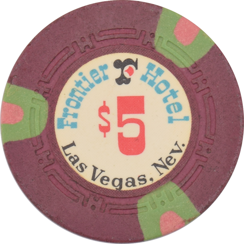 Frontier Casino Las Vegas Nevada $5 Chip 1971