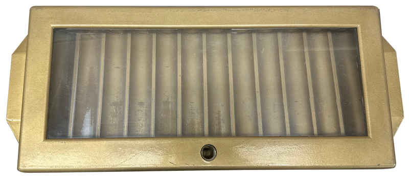 Used 12 Slot Aluminum Chip Tray with Cover