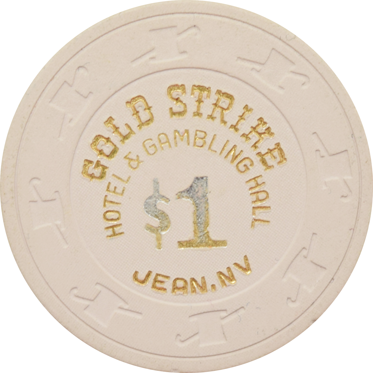 Gold Strike Casino Jean Nevada $1 Chip 1987