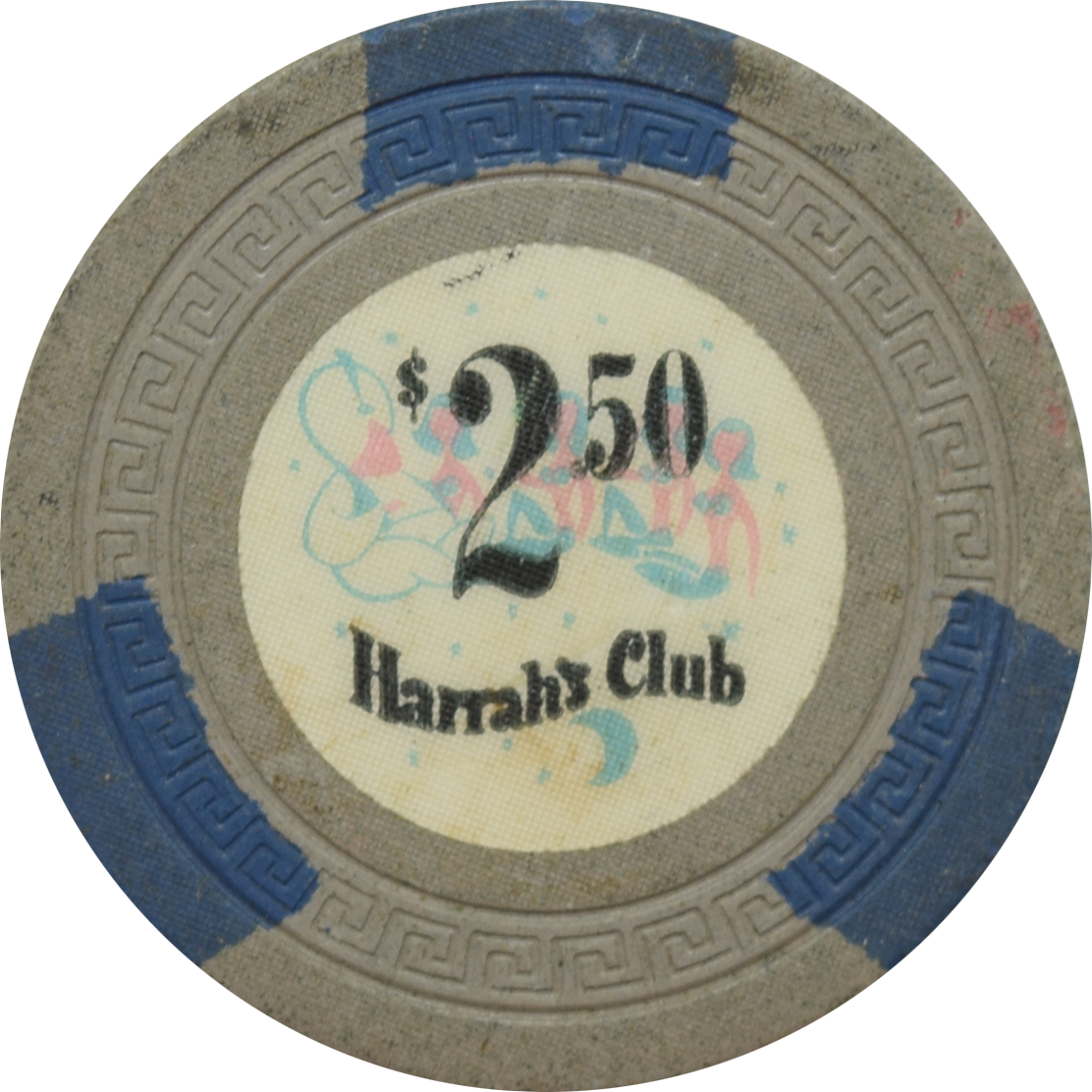 Harrah's Casino Reno/Lake Tahoe Nevada $2.50 Chip 1956