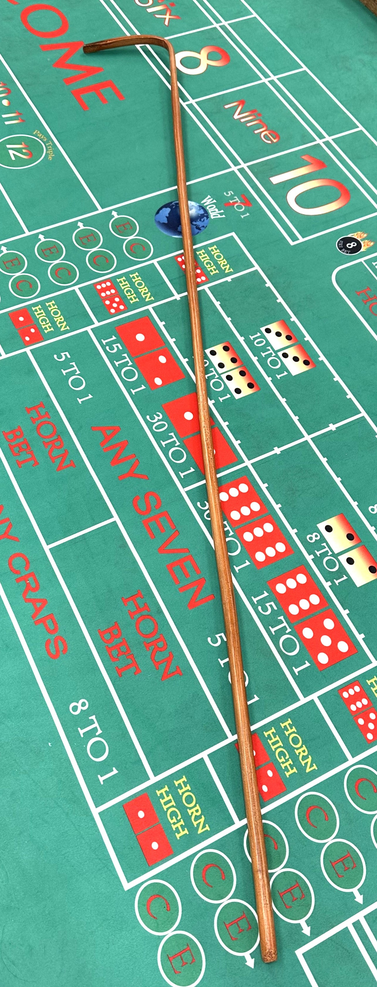 48" Rattan Craps Dealer Stick