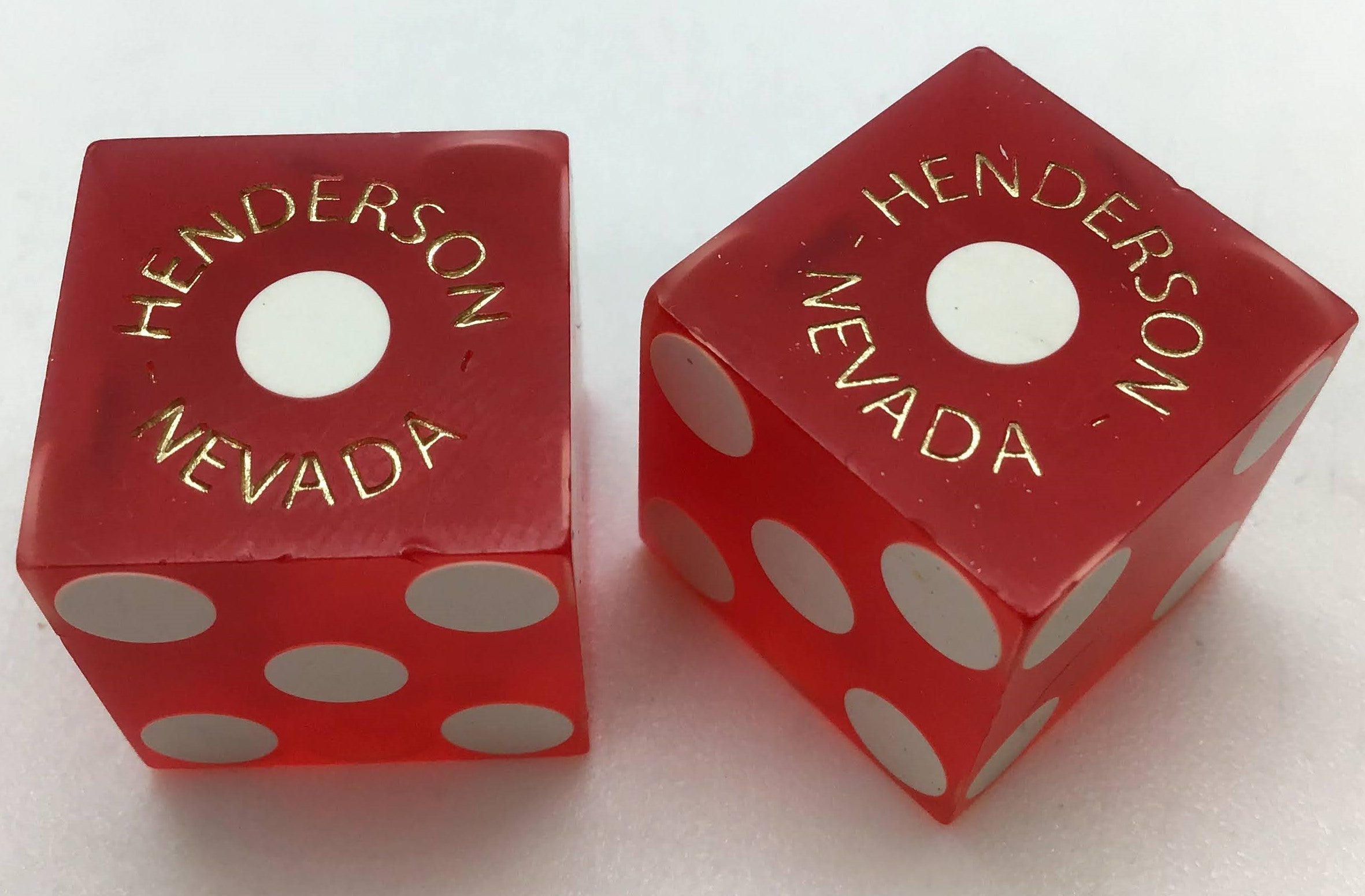 Green Valley Ranch Casino Henderson NV Red Dice Pair