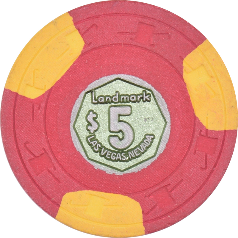 Landmark Casino Las Vegas Nevada $5 Chip 1976