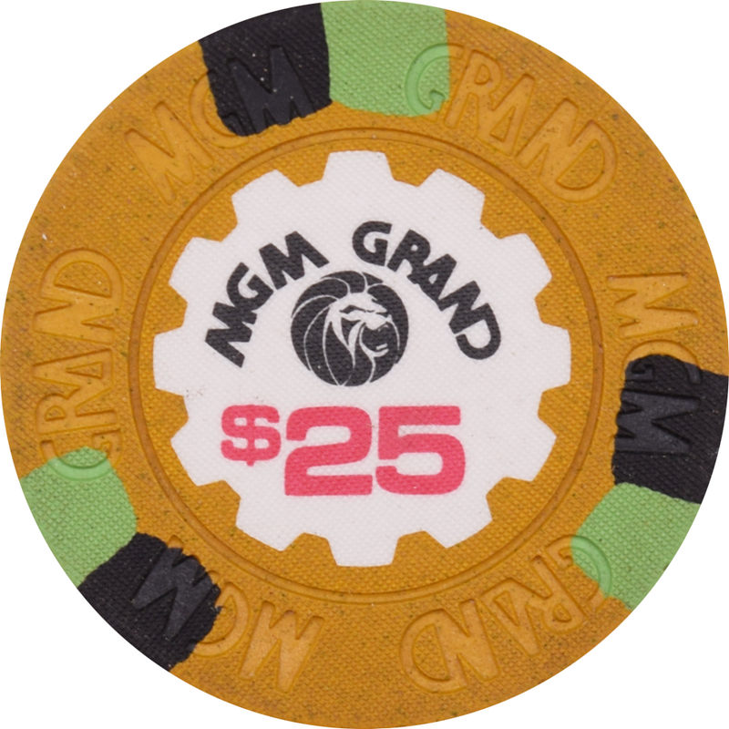 MGM Grand Casino Las Vegas Nevada $25 Chip 1981