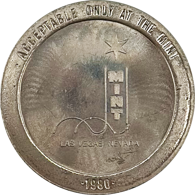 The Mint (Del Webb's) Casino Las Vegas Nevada $1 Token 1980