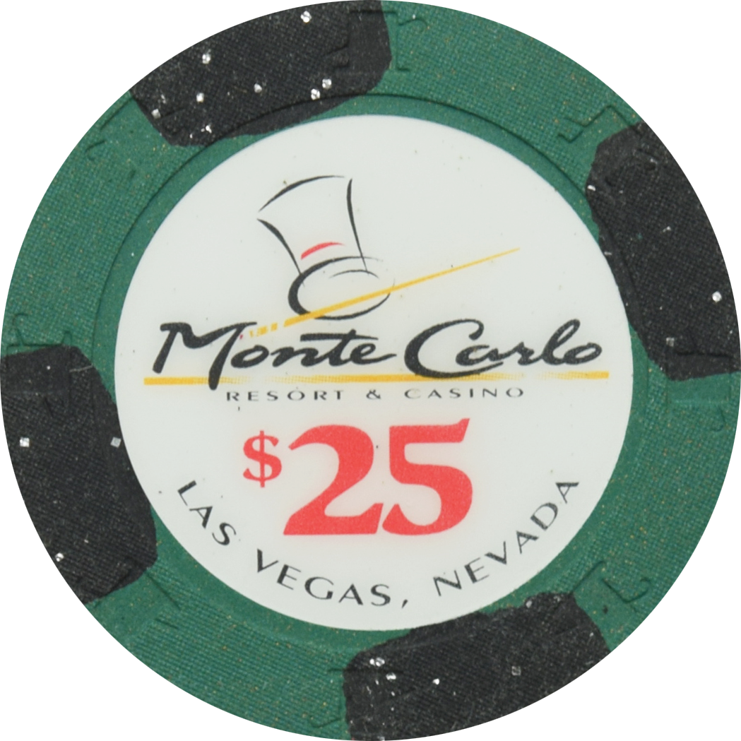 Monte Carlo Casino Las Vegas Nevada $25 Chip 1996