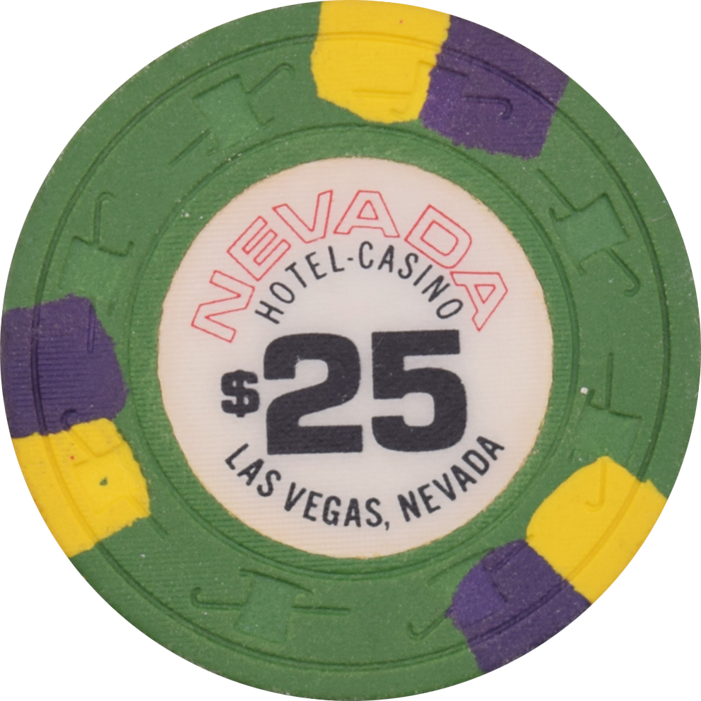 Nevada Hotel Casino Las Vegas Nevada $25 Chip 1980s