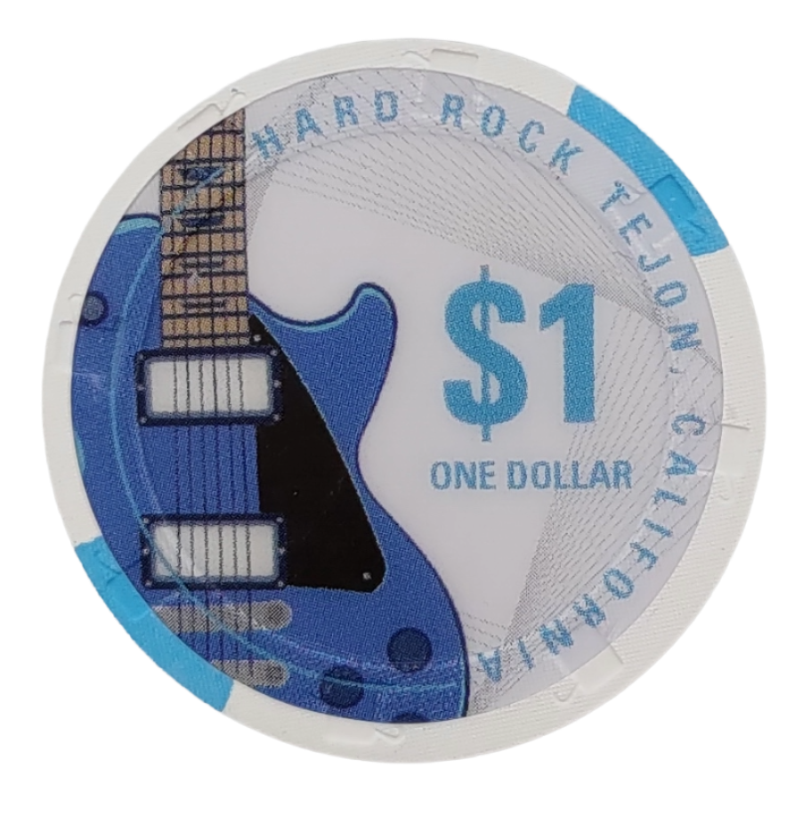 Hard Rock Tejon CA Casino $1 Chip 2025
