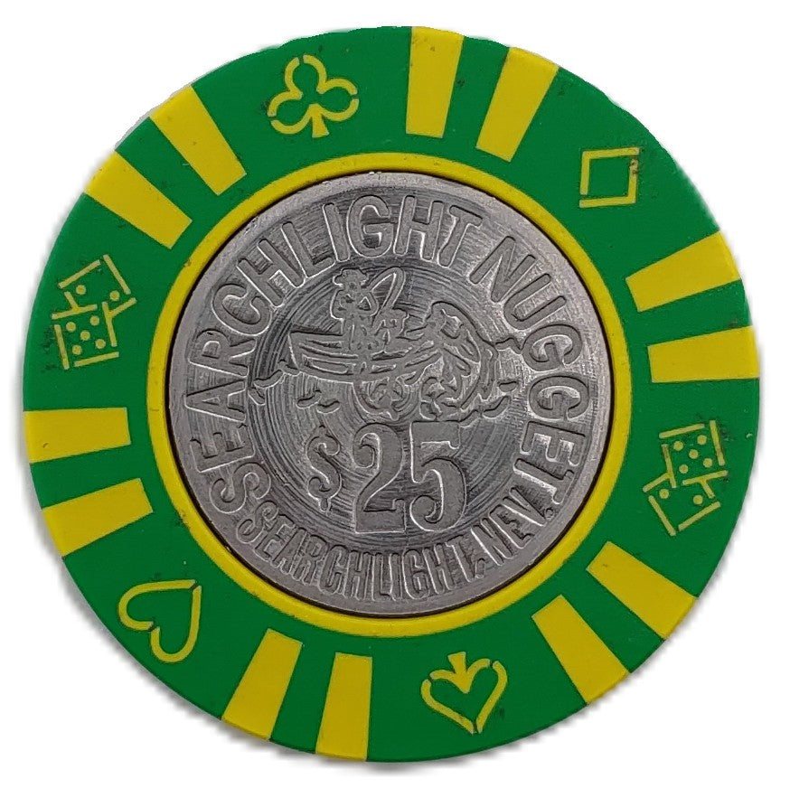 Searchlight Nugget Casino Searchlight NV $25 Chip 1980