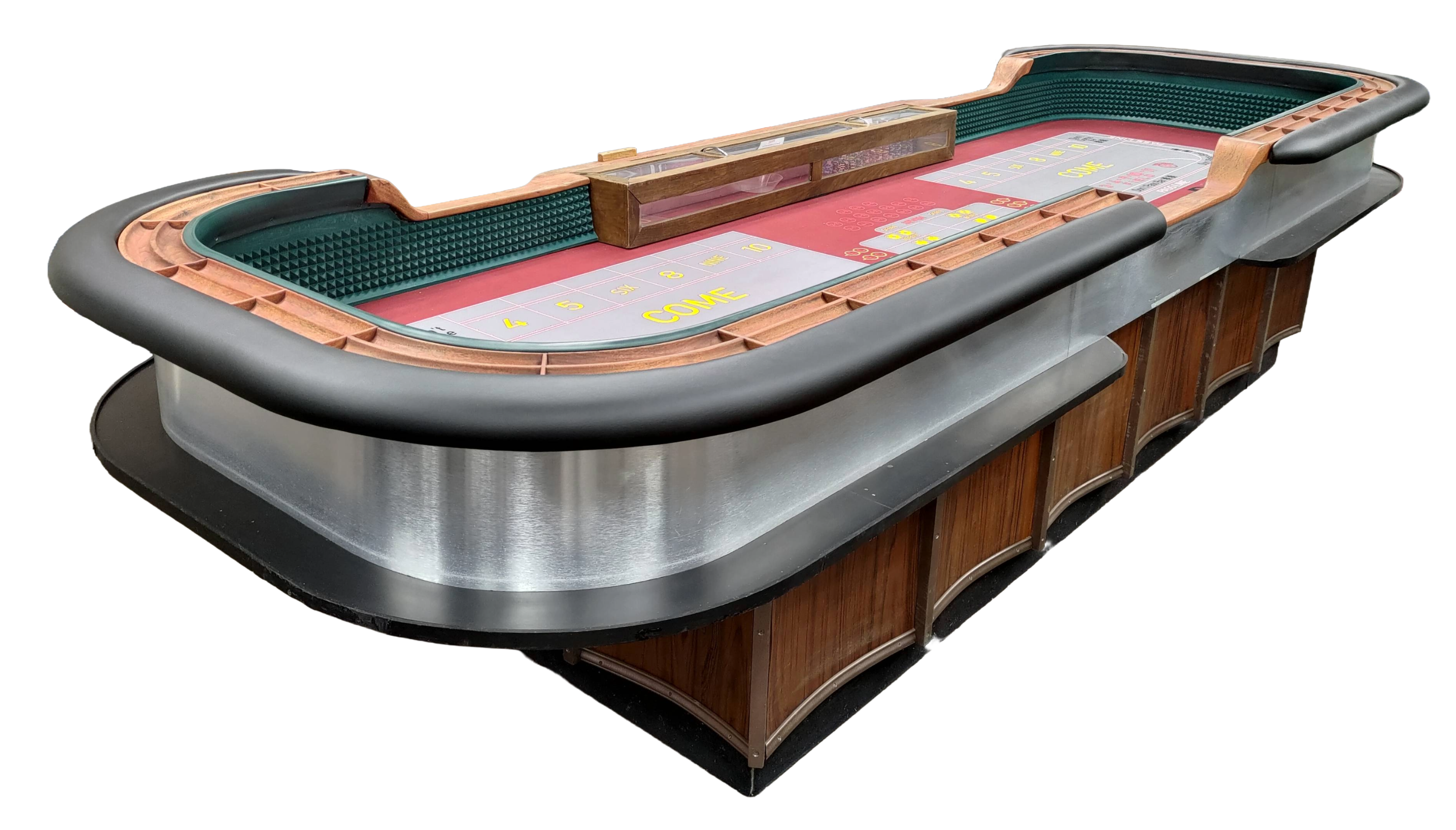 Refurbished Nevada Palace Casino Las Vegas 14ft Craps Table