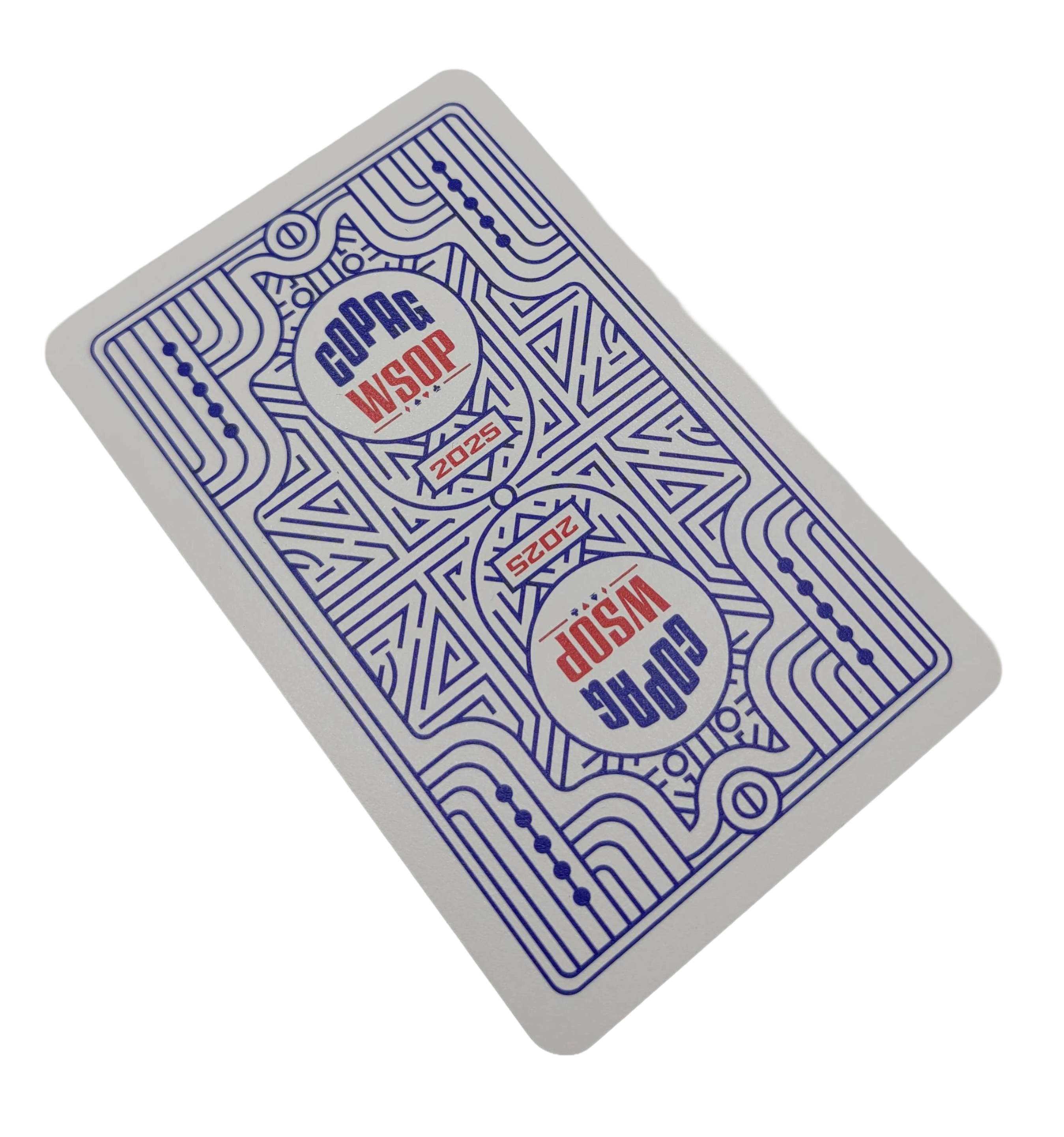 Copag 2025 WSOP Played 100% Plastic Playing Cards Bridge Narrow Jumbo Index