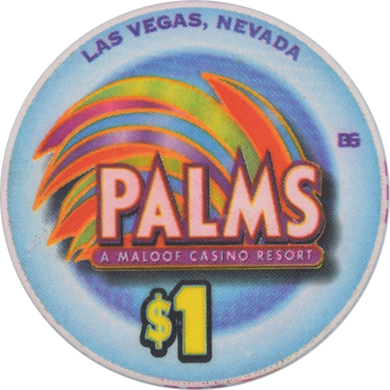 Palms Casino Las Vegas Nevada $1 Triple Crown Winner Seattle Slew Chip 2003